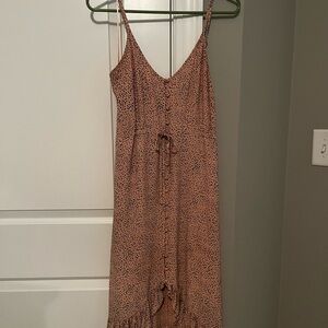 Rails Backless Dress in Pink and Black